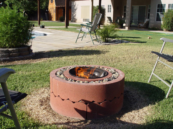 Homemade, Inexpensive Fire Pit