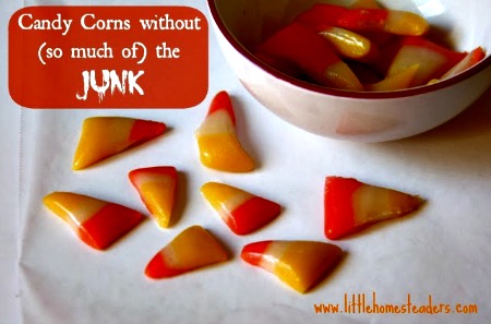 Homemade Candy Corns with *Less* of the Junk 