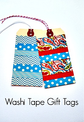 washi gift tag