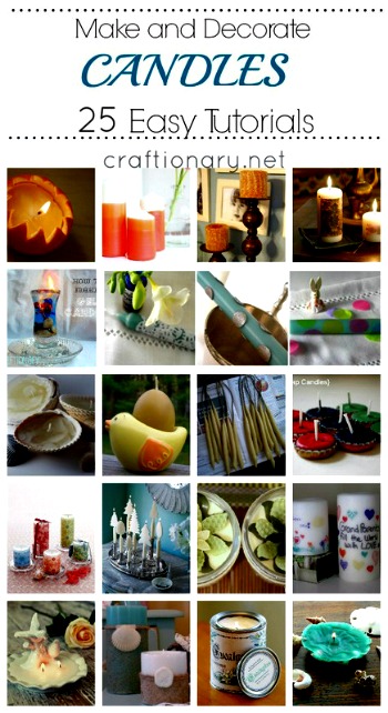 Making Candles (25 DIY Candle Making & Decorating Tutorials)