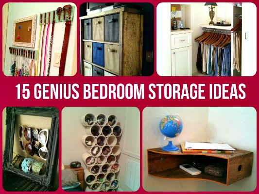15 Genius Bedroom Storage Ideas