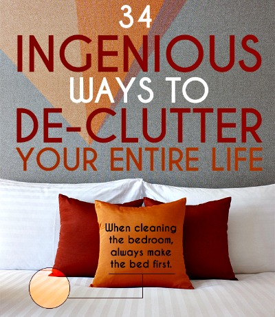 best ways to simplify life, de-clutter