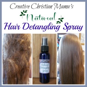 Homemade Natural Hair Detangling Spray