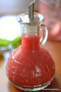 Fresh Homemade Raspberry Vinegar