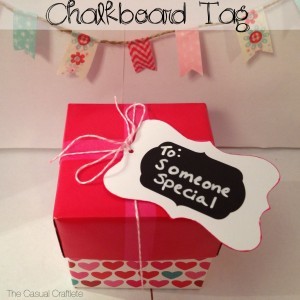 Homemade Chalkboard Gift Tags