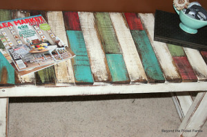 How to Make a Patchwork Pallet Bench
