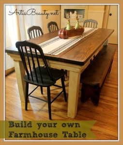 How to Build Your Own FarmHouse Table for Under $100 DIY