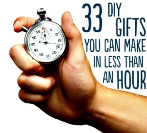 33 DIY Gifts You Can Make in Less Than an Hour