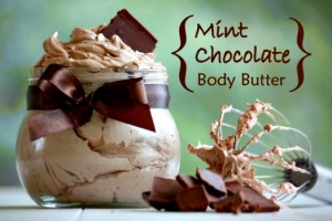 mint chocolate body butter