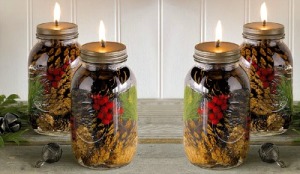 How to Make Mason Jar Oil Candles