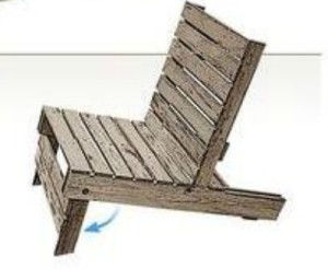 How to Make an Easy Pallet Chair
