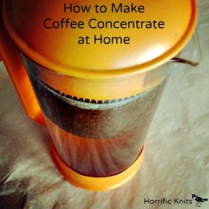 How to Make Coffee Concentrate