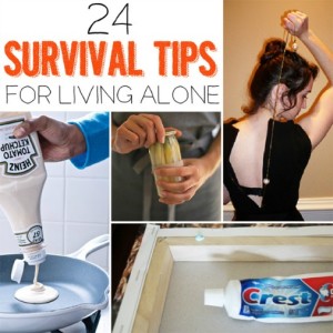24 Survival Tips For Living Alone