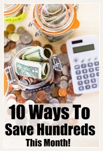 10 Ways to Save Hundreds