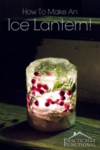 How to Make An Ice Lantern